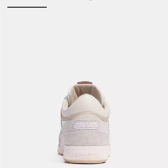 Coach white sneakers 7.5 - Picture 7 of 10